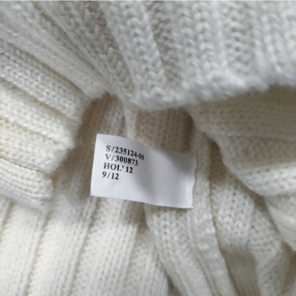 Banana Republic Italian Wool Cardigan L Ribbed Lagenlook Woolblend Preppy - Picture 8 of 11